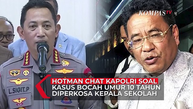 Hotman Paris Chat Kapolri Soal Kasus Bocah Umur 10 Tahun Diperkosa Kepala Sekolah dan Tukang Sapu