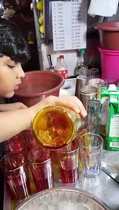 Smart Sri Lankan Boy Makes Badam Milk Shake #shorts