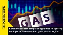 España duplica las compras de gas ruso en agosto y las importaciones desde Argelia caen un 34,8%