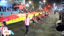 Desfile de Teas en el municipio de Quillacollo por su 117 aniversario