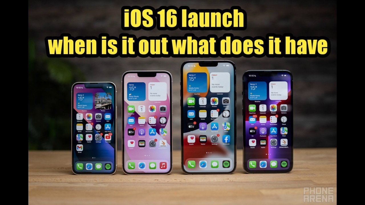 iOS 16 launch live blog - when is it out, what does it have