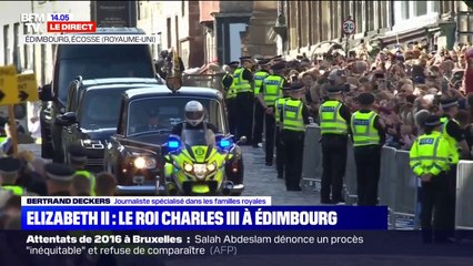 Download Video: Royaume-Uni: Charles III et la reine consort Camilla acclamés par la foule à leur arrivée dans le centre d'Edimbourg