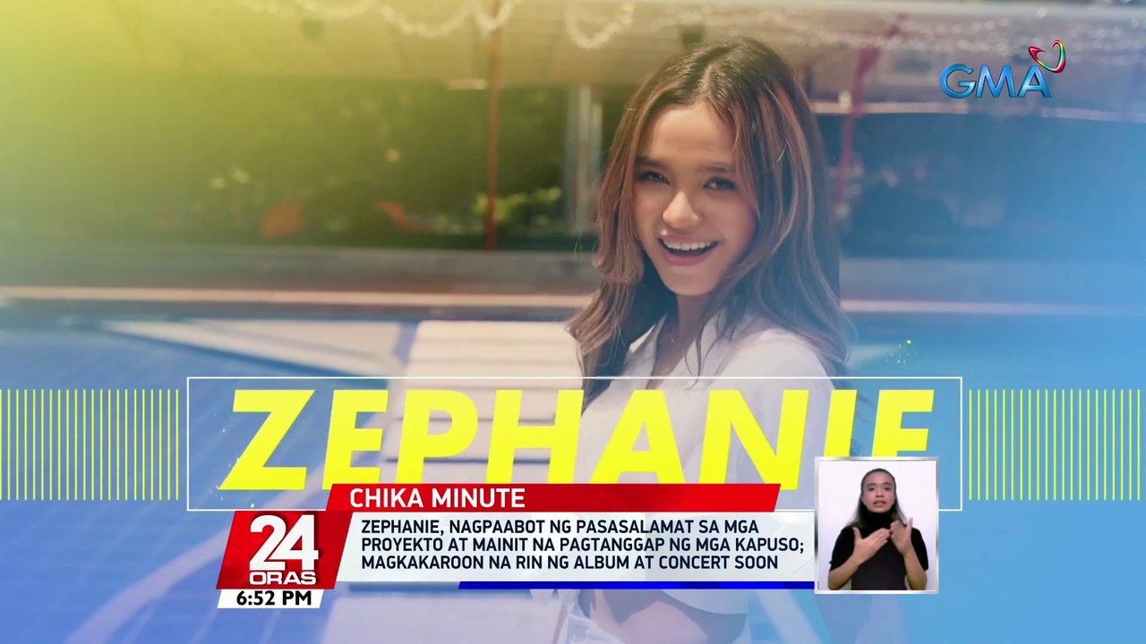 Zephanie, nagpaabot ng pasasalamat sa mga proyekto at mainit na pagtanggap ng mga Kapuso; magkakaroon na rin ng album at concert soon | 24 Oras