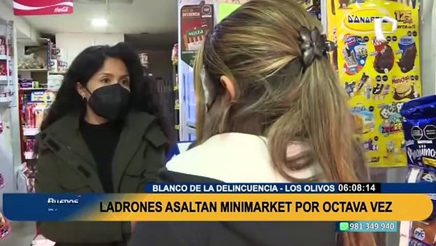 Los Olivos: delincuentes asaltan minimarket por octava vez
