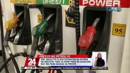 Presyo ng diesel, gasolina at kerosene, matatapyasan uli bukas | 24 Oras