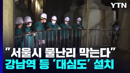 "서울시 물난리 막는다"...강남역·광화문·도림천 '대심도' 우선 설치 / YTN