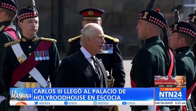 Féretro de la reina Isabel II llegó a Edimburgo