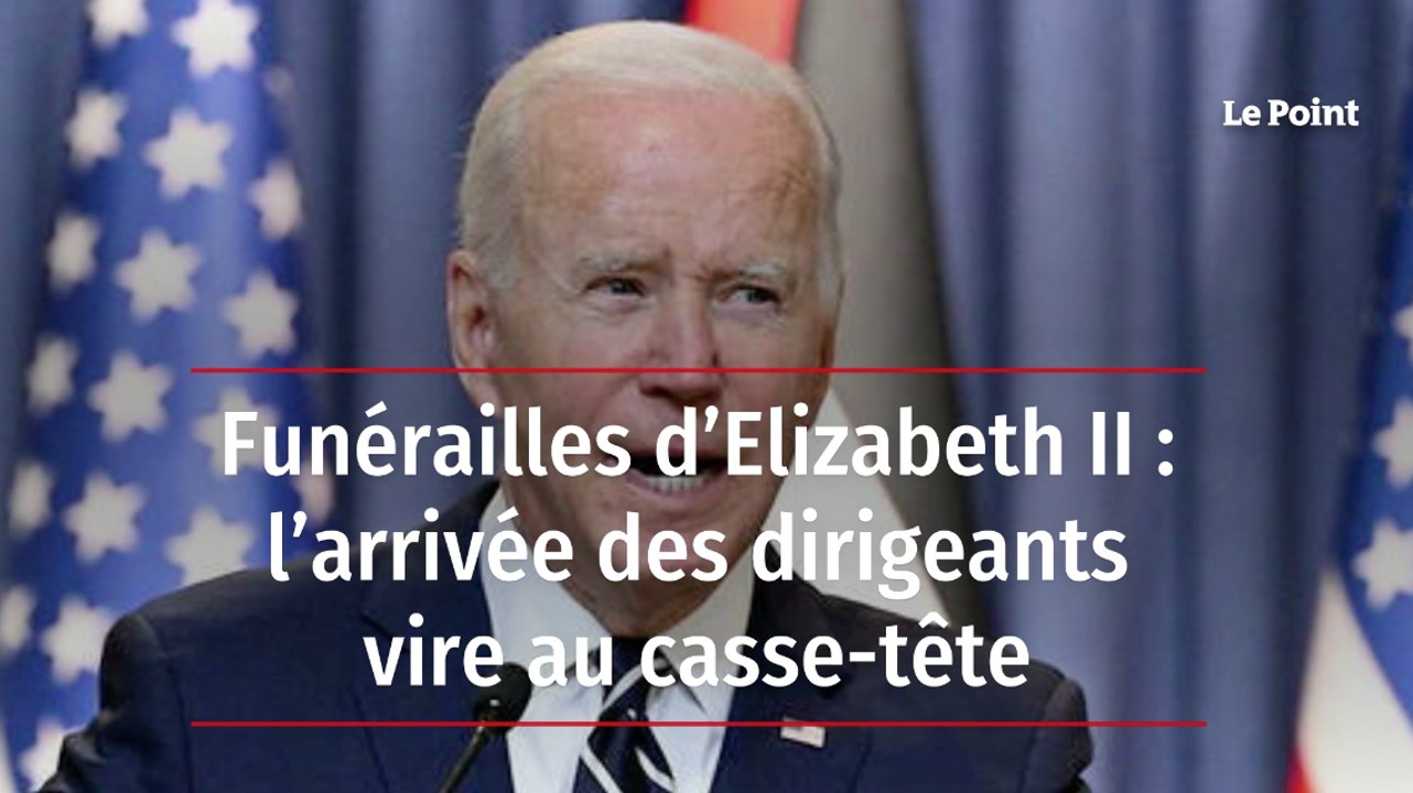 Funérailles d’Elizabeth II : l’arrivée des dirigeants vire au casse-tête