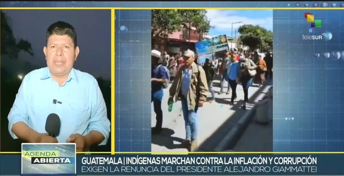 Pueblos originarios de Guatemala denuncian crisis económica y política