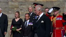 King Charles inspects Guard of Honour at Holyrood