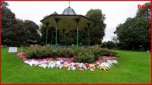 Floral tributes to the Queen at Sunderland's Mowbray Park