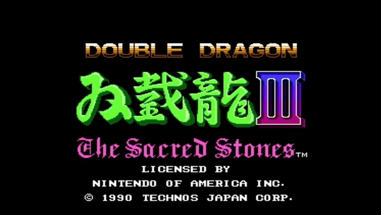 Double Dragon III: The Sacred Stones (NES) Complete - No Deaths