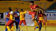 Emelec no pudo contra Aucas y Barcelona ganó en el regreso de Bustos