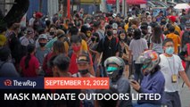 Outdoor wearing of face masks now optional in the Philippines