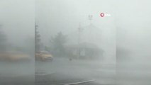 Kastamonu haberleri! Kastamonu'da dolu yağışı ve fırtına etkili oldu