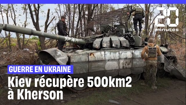 Guerre en Ukraine : Kiev regagne du terrain à l'est et dans le sud