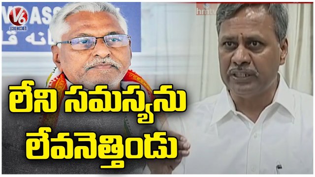 TRS MLC Palla Rajeshwar Reddy Counter To Congress MLC Jeevan Reddy _ Assembly _ V6 News