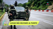 Refuerzan la seguridad en Acapulco, Guerrero, con 210 militares