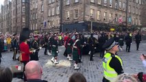 Queen’s coffin procession to St Giles’ Cathedral