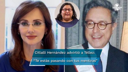 Senador de Morena responde a Llilly Téllez: “Ha revivido una infamia de hace 18 años”