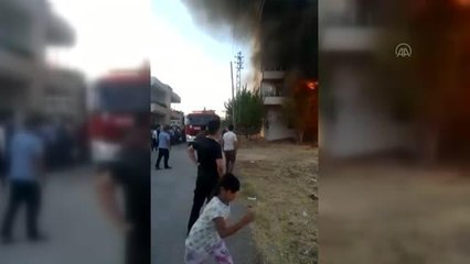 Odunlukta çıkan yangın söndürüldü