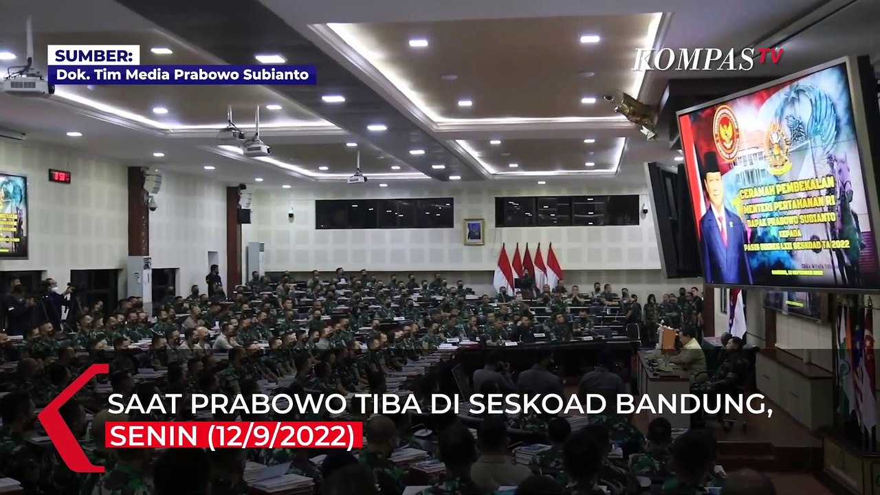 Prabowo Semangati Para Perwira Siswa: Never Surrender Never Give Up!