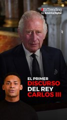 El rey Carlos III dedicó parte de su primer #discurso a sus hijos