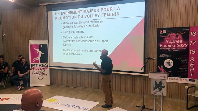Istres Provence Volley présente son Trophée Fémina