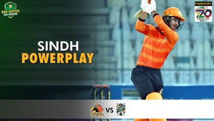 2nd Innings Powerplay | Balochistan vs Sindh | Match 22 | National T20 2022 | PCB | MS2T