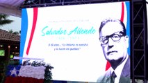 Rinden homenaje al legado del presidente Salvador Allende