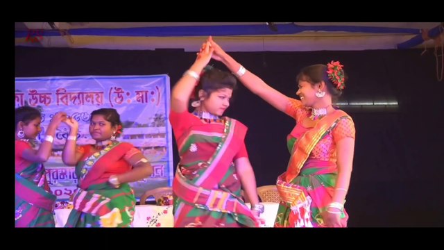 New santali video song 2022 | Santali School Girl Group Dance - Buru Lukui Jhunka Baha