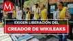 En CdMx, colectivos exigen libertad de Julian Assange, fundador de WikiLeaks