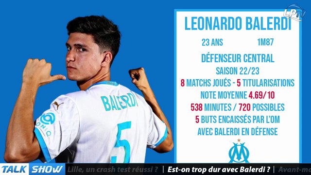 Talk Show : Est-on trop dur avec Balerdi ?