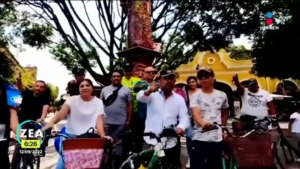 Demuestran apoyo al canciller Marcelo Ebrard rumbo al 2024