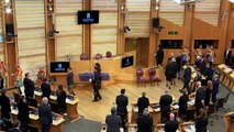 Scottish Parliament observes silence for Queen Elizabeth II