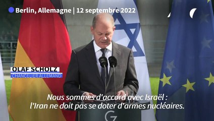 Nucléaire: Scholz dit "regretter" l'absence de "réponse positive" de l'Iran