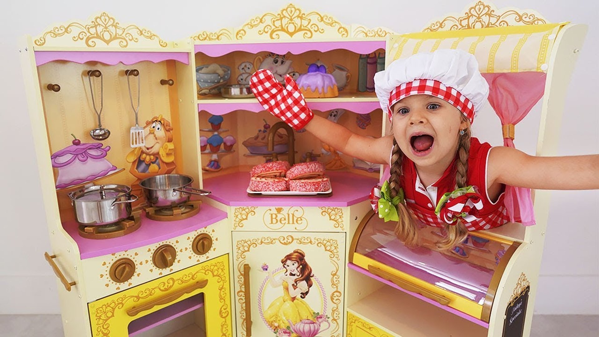 Kidkraft disney princess cheap belle pastry kitchen