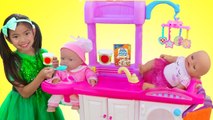 Emma Pretend Play Babysitting Cry Baby Dolls | Nursery Playset Girl Toys