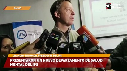 Presentaron un nuevo departamento de salud mental del IPS