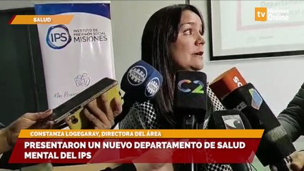 Presentaron un nuevo departamento de salud mental del IPS