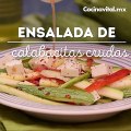 Receta de ensalada de calabacitas crudas ¡En solo 10 minutos!