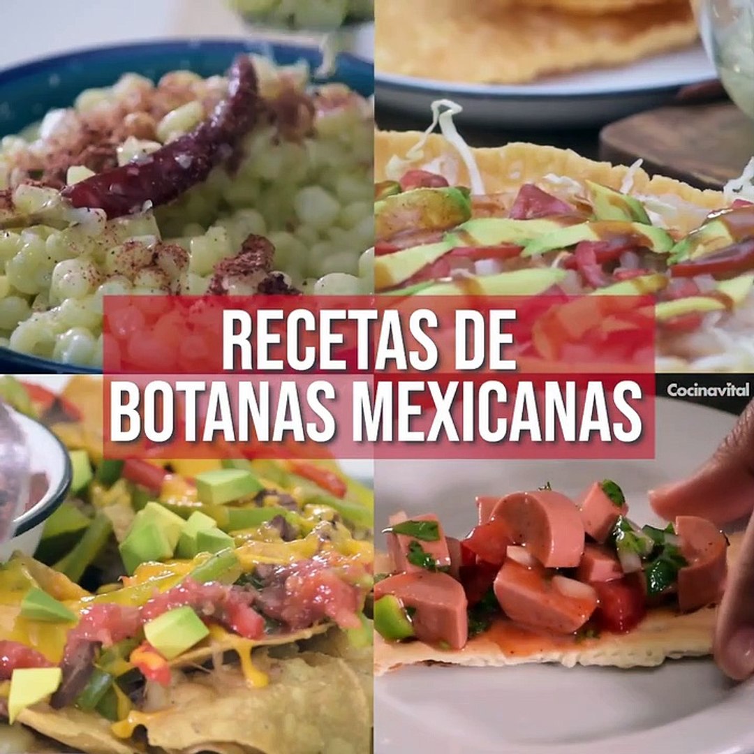 Recetas de botanas mexicanas para fiestas patrias - Vídeo Dailymotion
