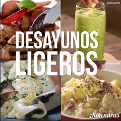 Recetas de desayunos ligeros