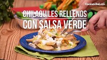 Chilaquiles Rellenos Con Salsa Verde