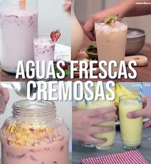 Descargar video: Recetas de aguas cremosas para refrescarte