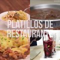 Platillos de restaurante