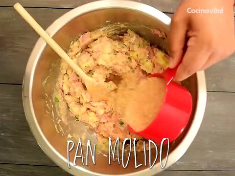 Croquetas de atún y papa con queso empanizadas | Cocina Vital