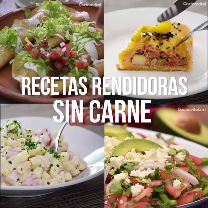 Recetas Rendidoras Sin Carne