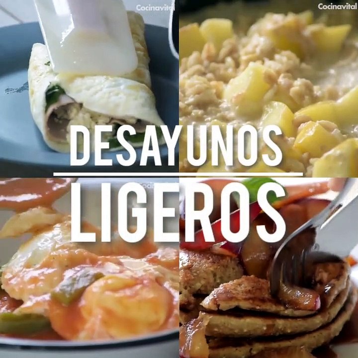 Recetas de Desayunos Ligeros para balancear tu día | Cocina Vital
