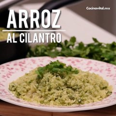 Receta de arroz al cilantro | Cocina Vital